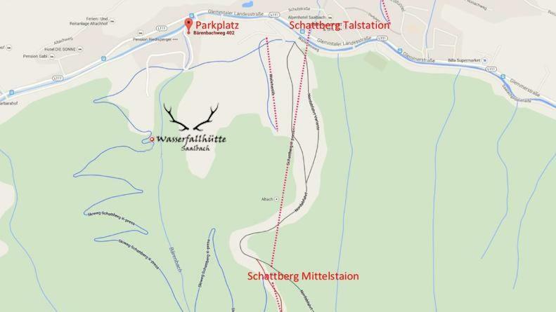 Wasserfallhuette Saalbach Zewnętrze zdjęcie